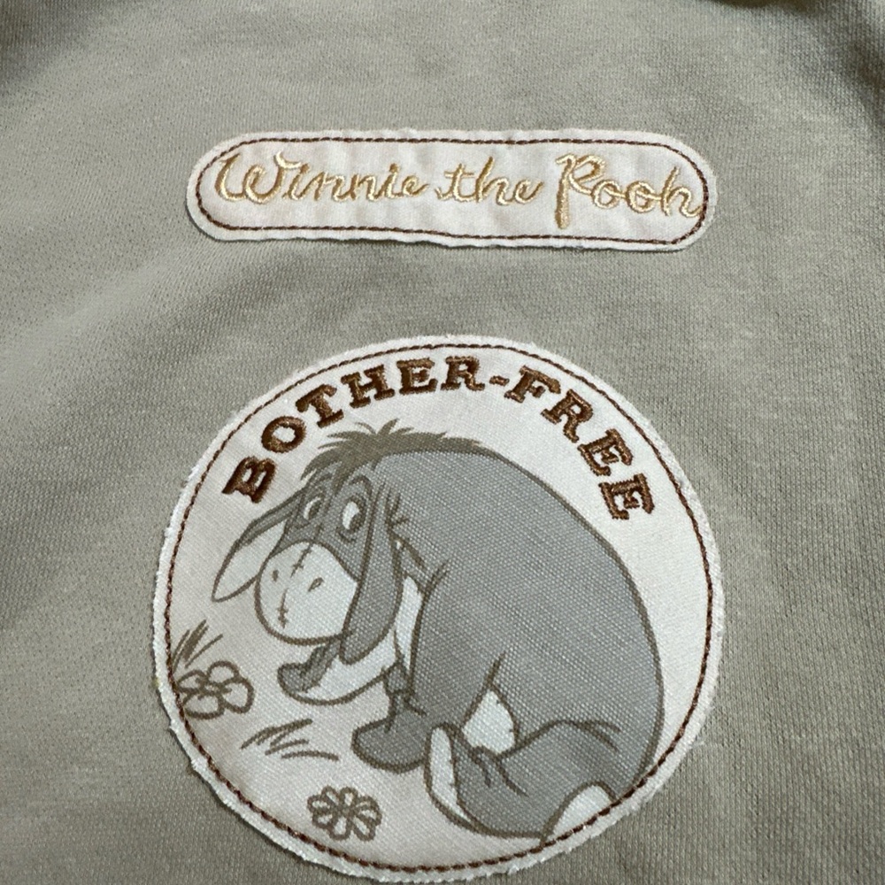 Disney Winnie The Pooh Women’s Full Zip Character Hooded Jacket Oversized XS - Picture 6 of 10